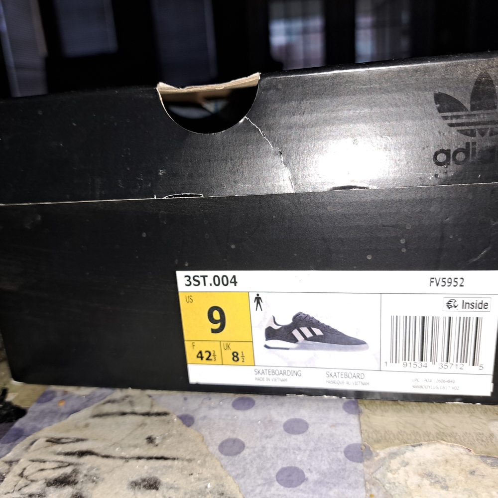 Adidas Skateboarding Shoes - Black and White